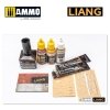 Liang 0008 Paint Crack Effects Airbrush Stencils